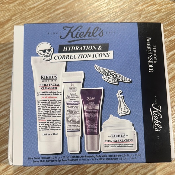 Kiehl's Skincare Trio with Blue and Purple Packaging - Picture 1 of 2